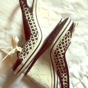 Size 6 Coach Wedge